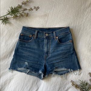 Levi's High-Rise Denim Shorts
